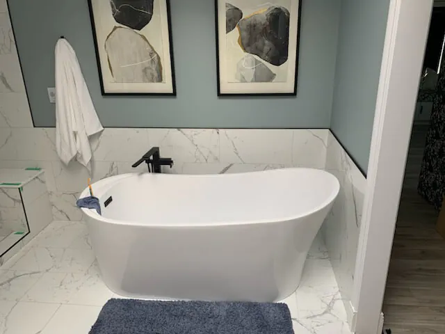Bathroom remodel by Tyler Construction in Kelowna